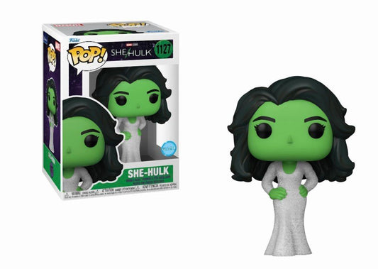 Funko Pop! Marvel: She-Hulk - She-Hulk (Glitter) #1127 Bobble-Head Vinyl Figure