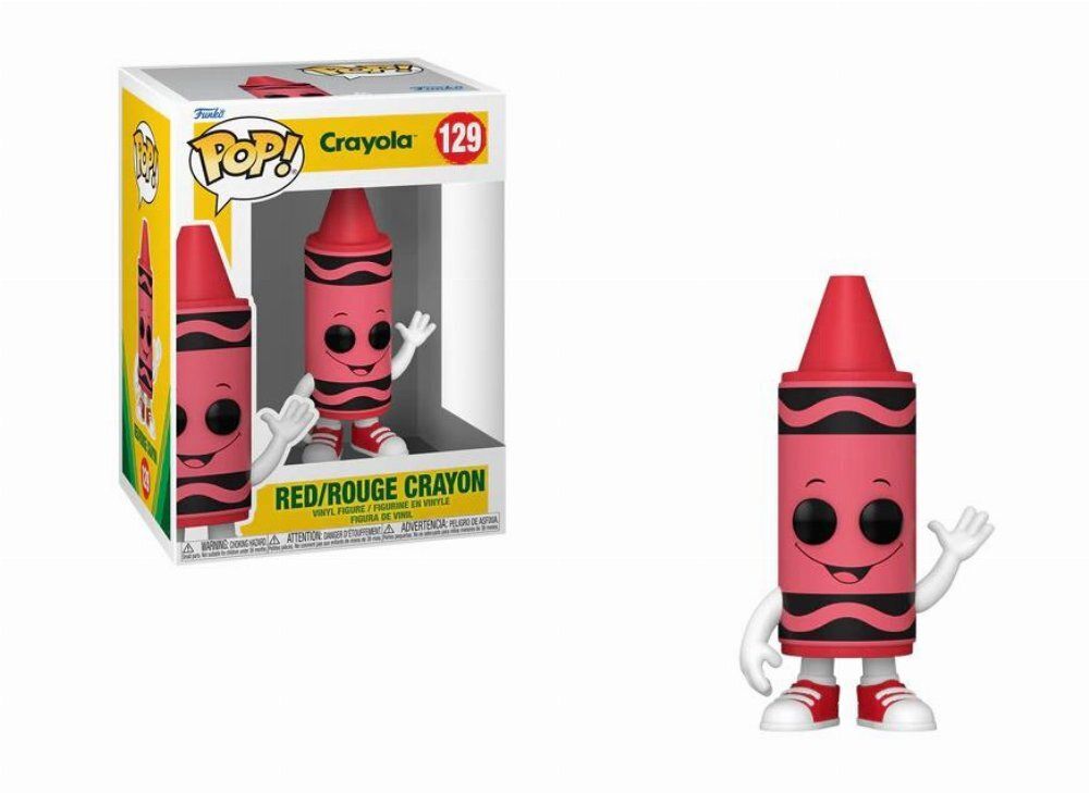 Funko Pop! Crayola - Red/Rouge Crayon #129 Vinyl Figure