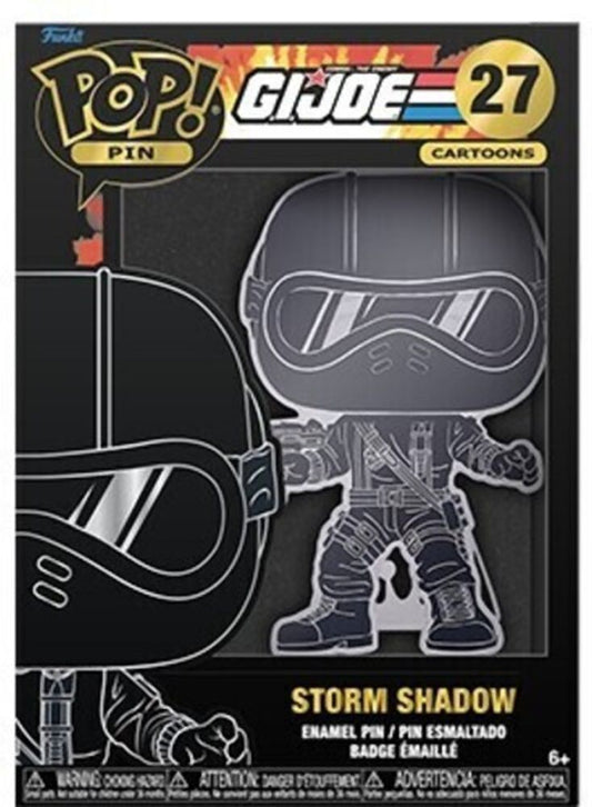 Funko Pop! Cartoons Pin: GI Joe - Snake Eyes* #27 Large Enamel Pin (GIJPP0006)