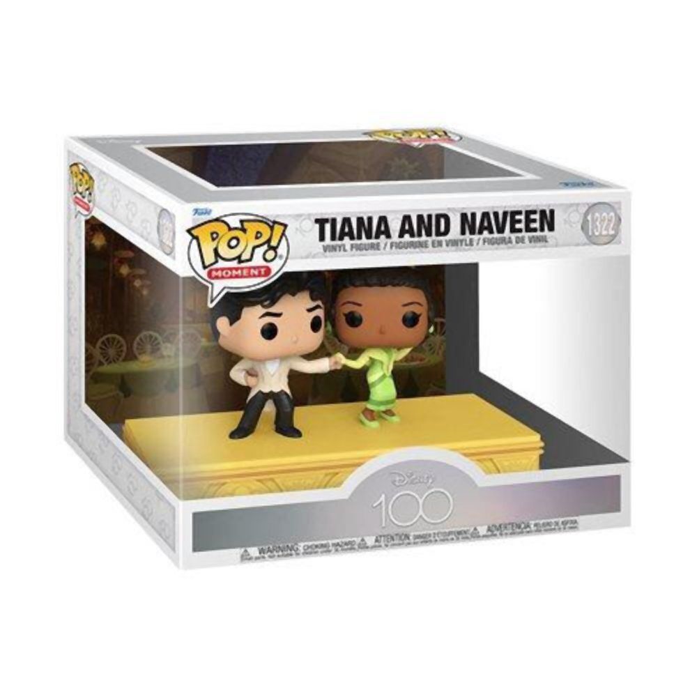 Funko Pop! Moments: Disney's 100Th - Tiana And Naveen #1322 Vinyl Figures