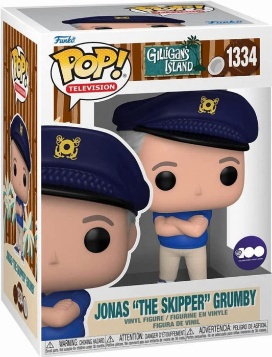 Funko Pop! Television: Gilligan’s Island - Jonas "The Skipper" Grumby #1334 Vinyl Figure