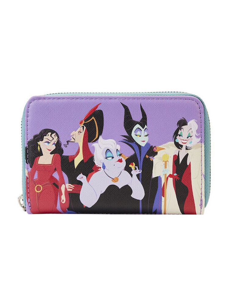 Loungefly Disney - Villains Color Block Zip Around Wallet (WDWA2475)