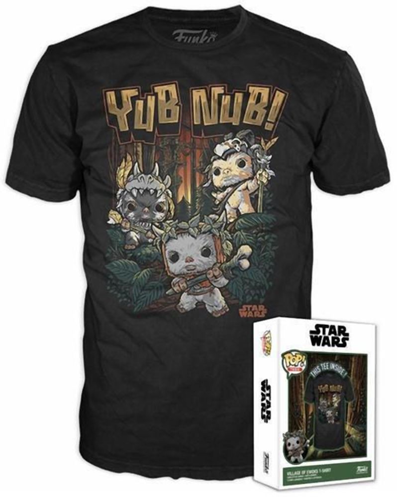 Funko Boxed Tees: Disney Star Wars Return of the Jedi - Village of Ewoks (S)