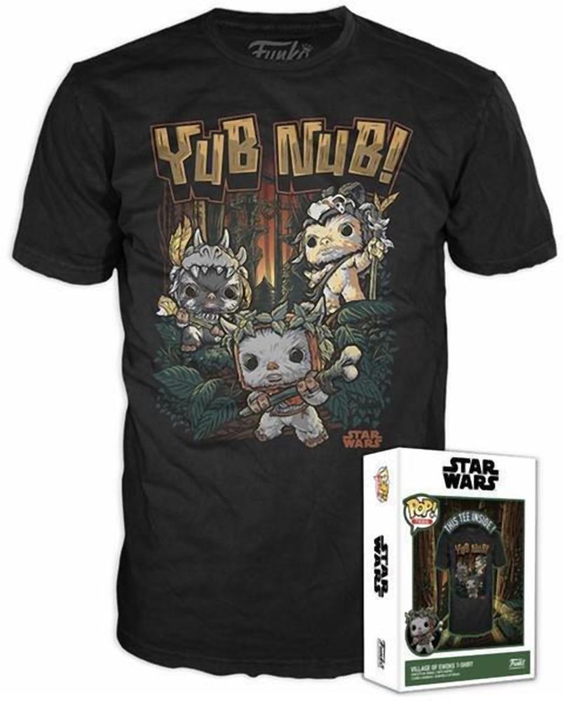 Funko Boxed Tees: Disney Star Wars Return of the Jedi - Village of Ewoks (XL)