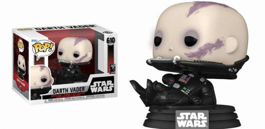 Funko Pop! Disney Star Wars: Return of the Jedi 40th - Darth Vader (Unmasked) #610 Bobble-Head Vinyl Figure