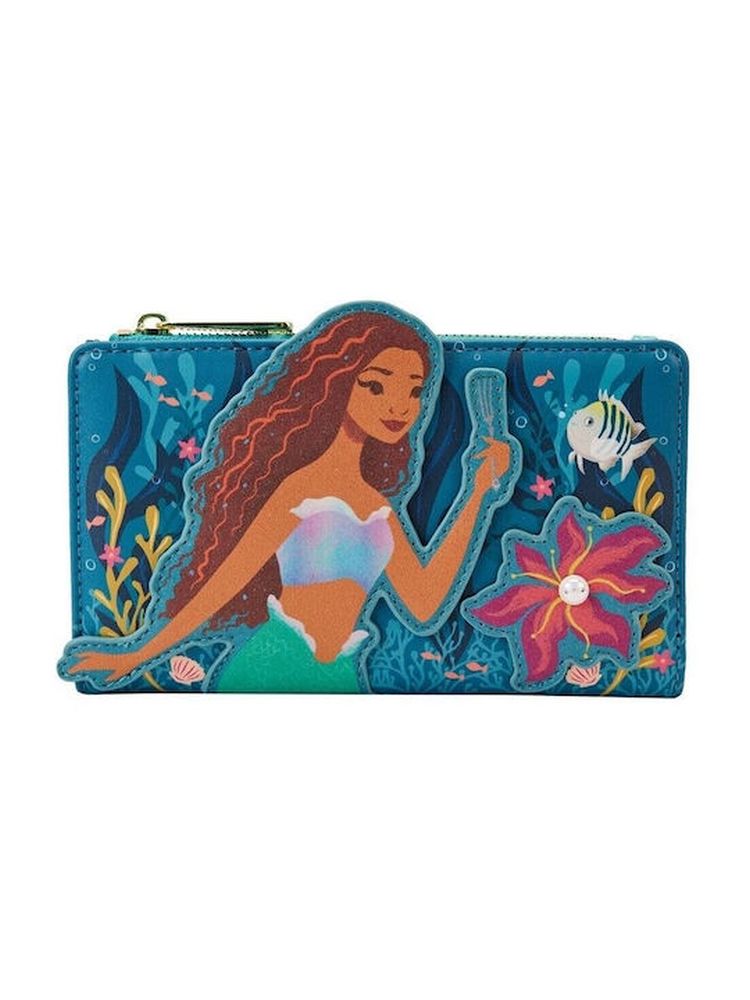 Loungefly Disney: Little Mermaid - Ariel Live Action Flap Wallet (WDWA2571)