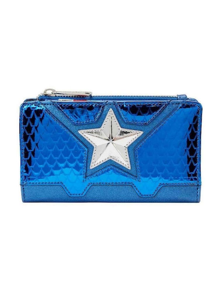 Loungefly Marvel: Captain America - Shine Cosplay Flap Wallet (MVWA0197)