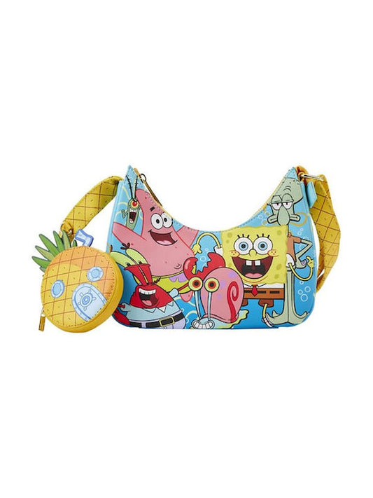 Loungefly Nickelodeon: Spongebob Squarepants - Group Shot Crossbody Bag (NICTB0016)