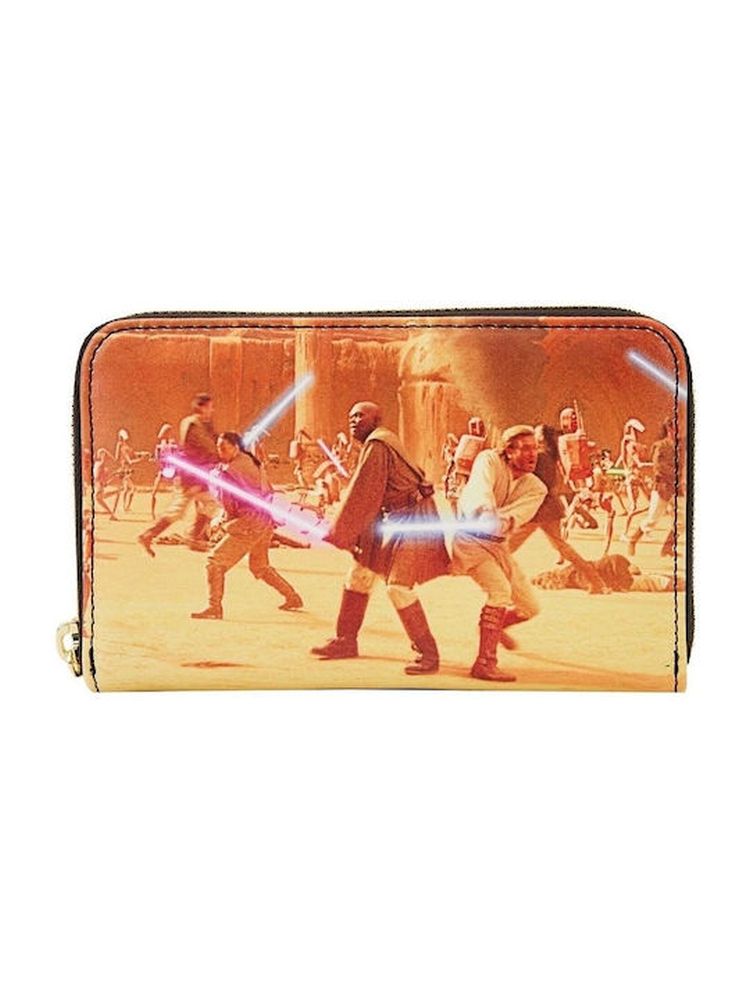 Loungefly Disney Star Wars - Episode Two Attack of the Clones Scene Zip Around Wallet (STWA0238)