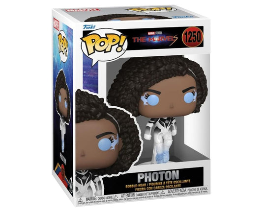 Funko Pop! The Marvels - Photon #1250 Bobble-Head Vinyl Figure