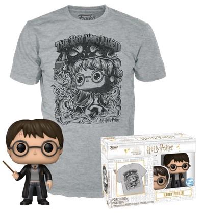 Funko Pop! & Tees (Adult): Harry Potter - Harry Potter Vinyl Figure and T-Shirt (S)