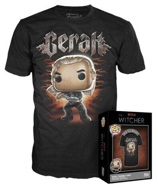 Funko Boxed Tees: The Witcher - Geralt Training (L)