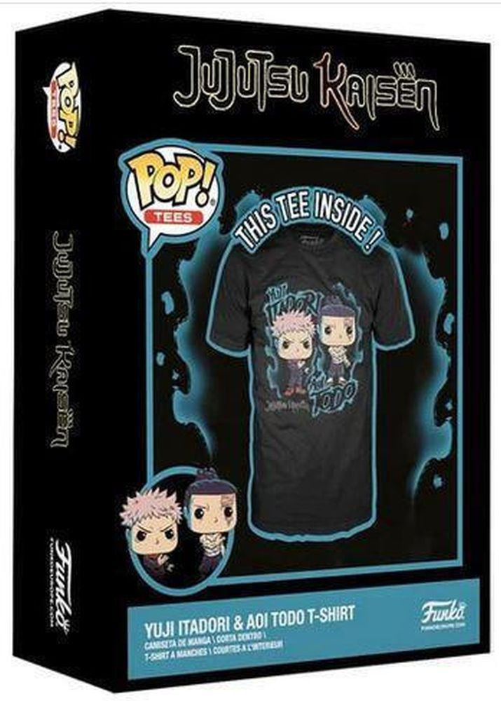 Funko Boxed Tee: Jujutsu Kaisen - Yuji and Aoi (M)