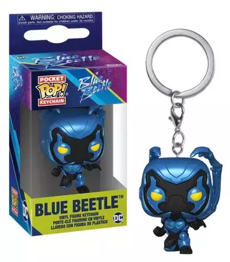 Funko Pocket Pop!: DC: Blue Beetle - Blue Beetle Vinyl Figure Keychain