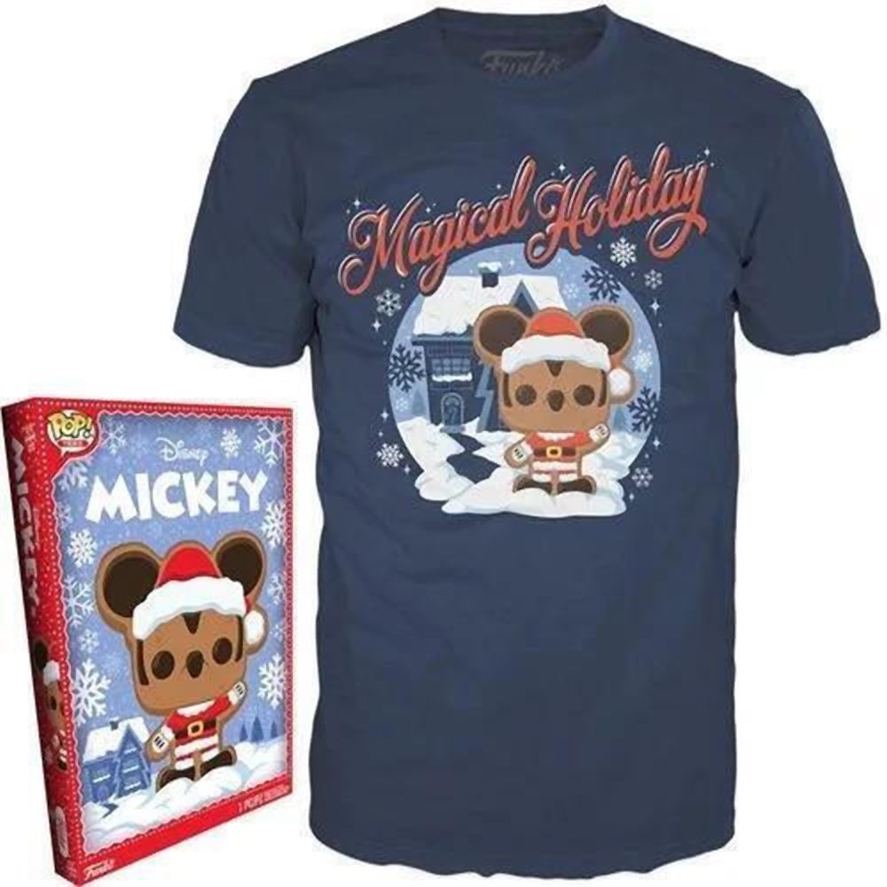 Funko Boxed Tees: Disney Holiday - Santa Mickey (M)