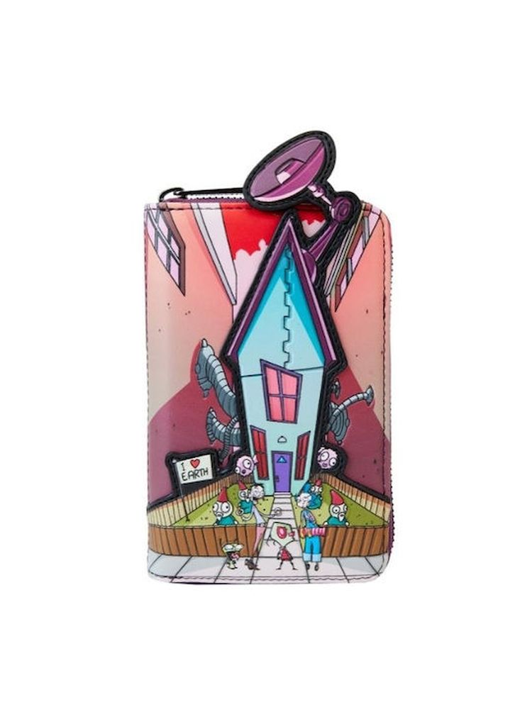 Loungefly Nickelodeon: Invader Zim - Secret Lair Zip Around Wallet (NICWA0036)