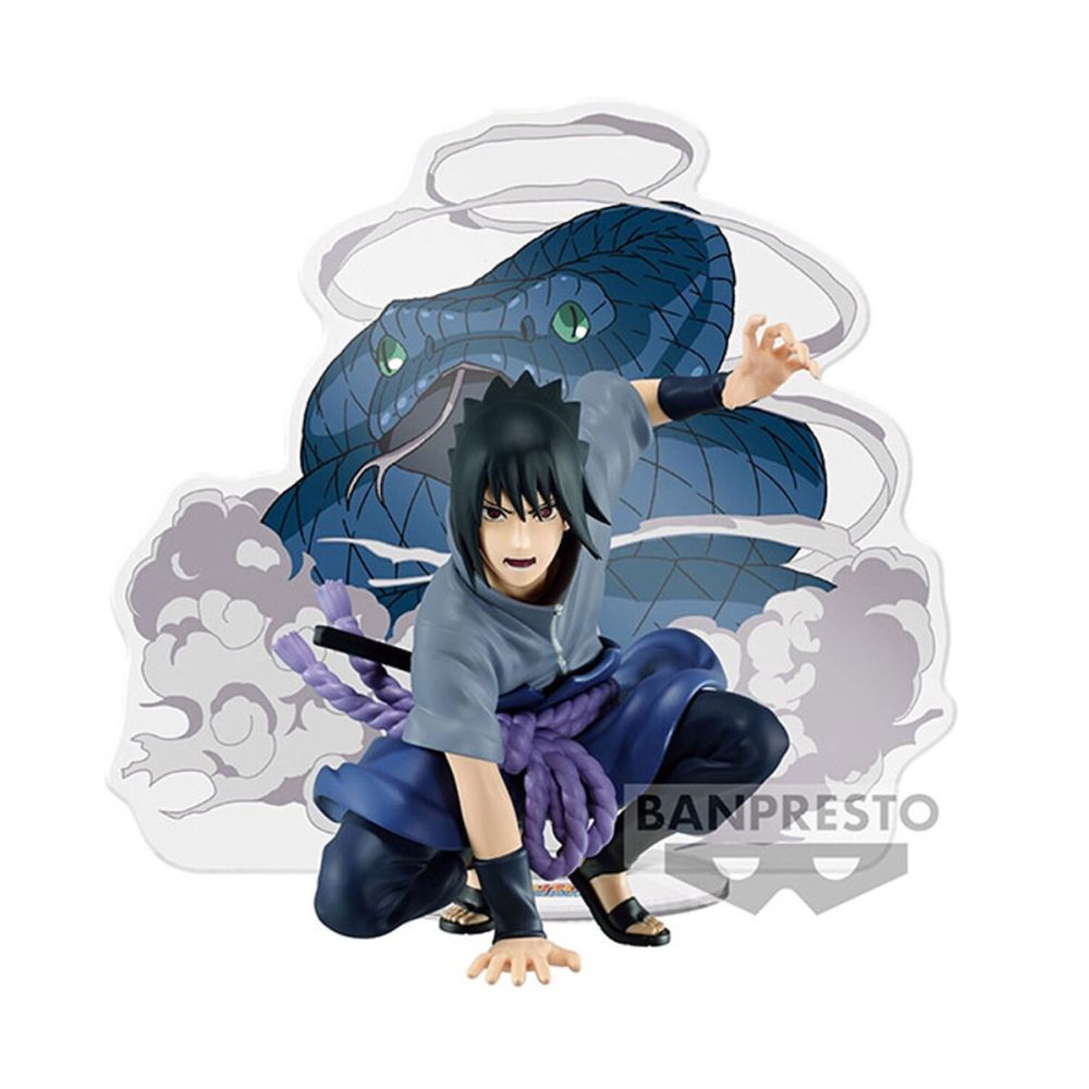 Banpresto Panel Spectacle: Naruto Shippuden - Sasuke Uchiha Statue (9cm) (88033)