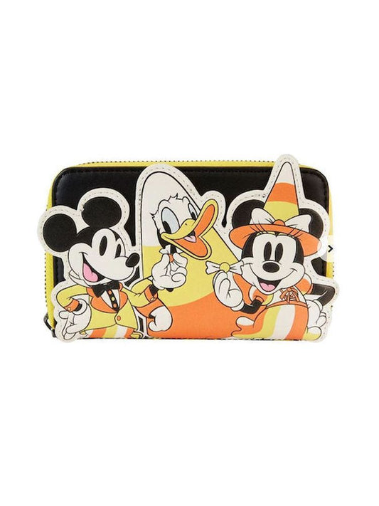 Loungefly Disney: Mickey And Friends - Candy Corn Zip Around Wallet (WDWA2650)