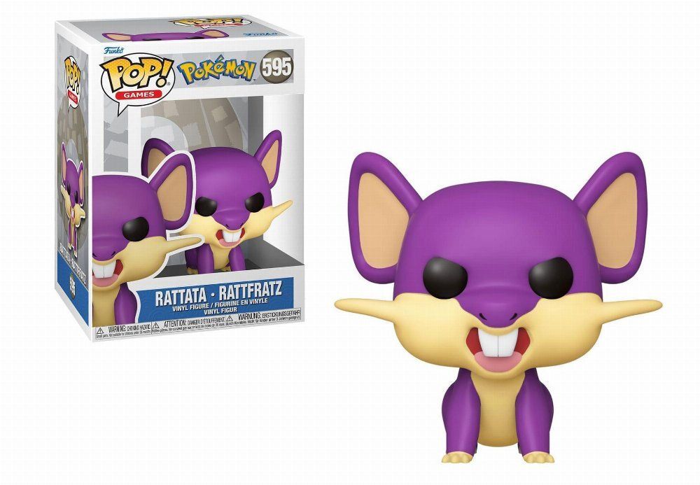 Funko Pop! Games: Pokemon - Rattata #595 Vinyl Figure