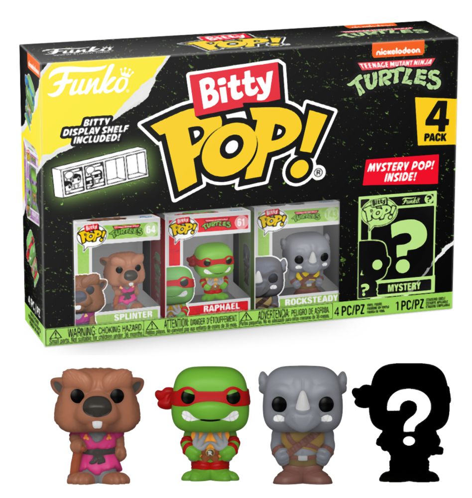 Funko Bitty Pop! 4-Pack: Teenage Mutant Ninja Turtles - Splinter Vinyl Figures