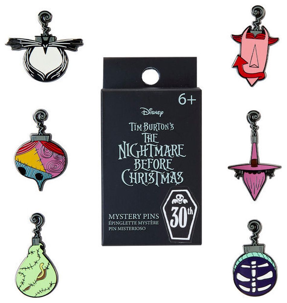 Loungefly Disney: The Nightmare Before Christmas - Ornaments Blind Box Pin Set (WDPN3203)