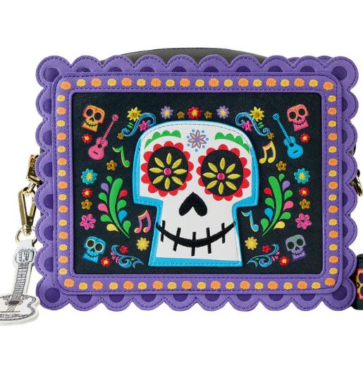 Loungefly Disney Pixar: Coco - Miguel Floral Skull Crossbody (WDTB2884)