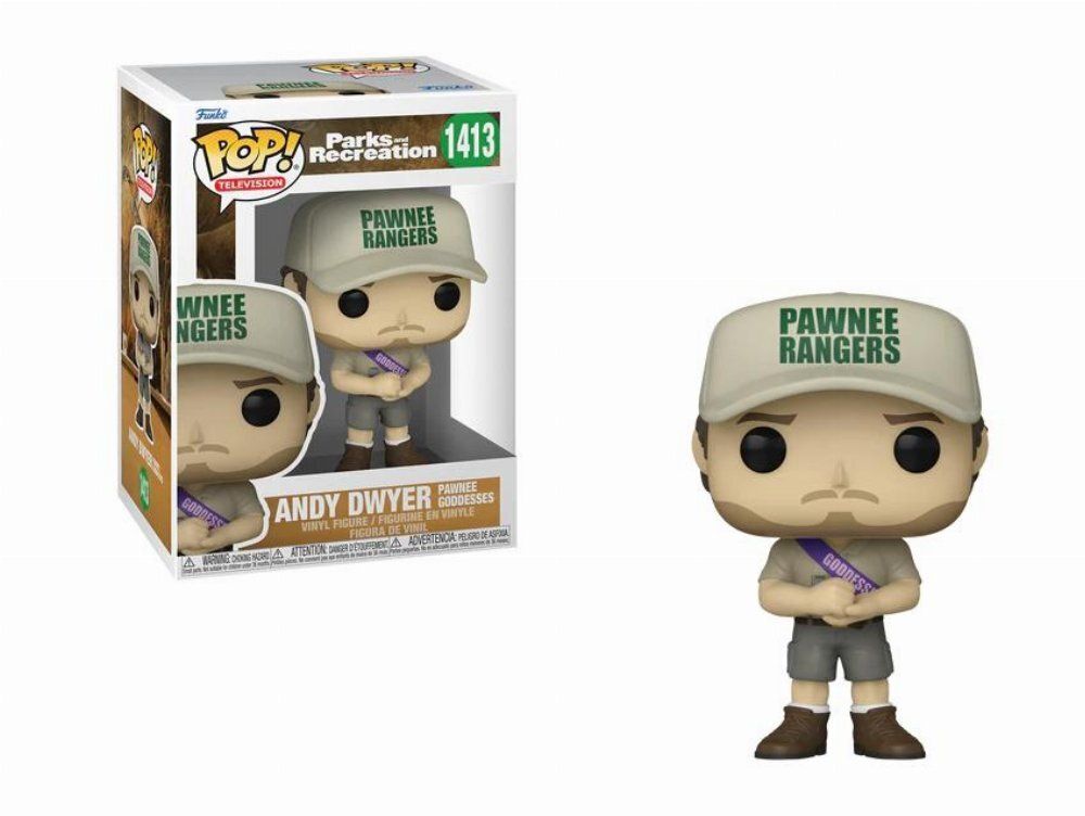 Funko Pop! Television: Parks and Recreation - Andy Dwyer Pawnee Goddesses #1413 Vinyl Figure