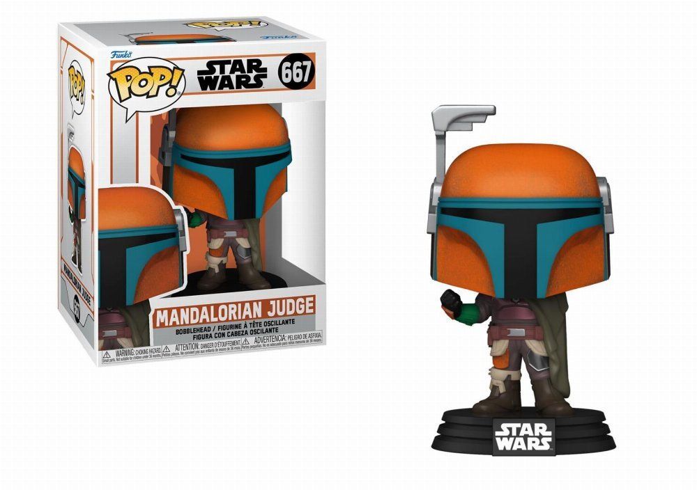 Funko Pop! Disney Star Wars: The Mandalorian - Mandalorian Judge #667 Bobble-Head Vinyl Figure