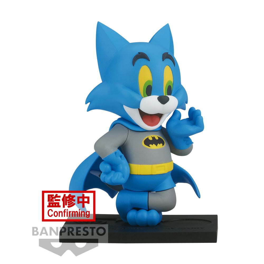 Banpresto WB 100Th Anniversary: Tom And Jerry - Tom as Batman (Ver.A) Figure (8cm) (88441)