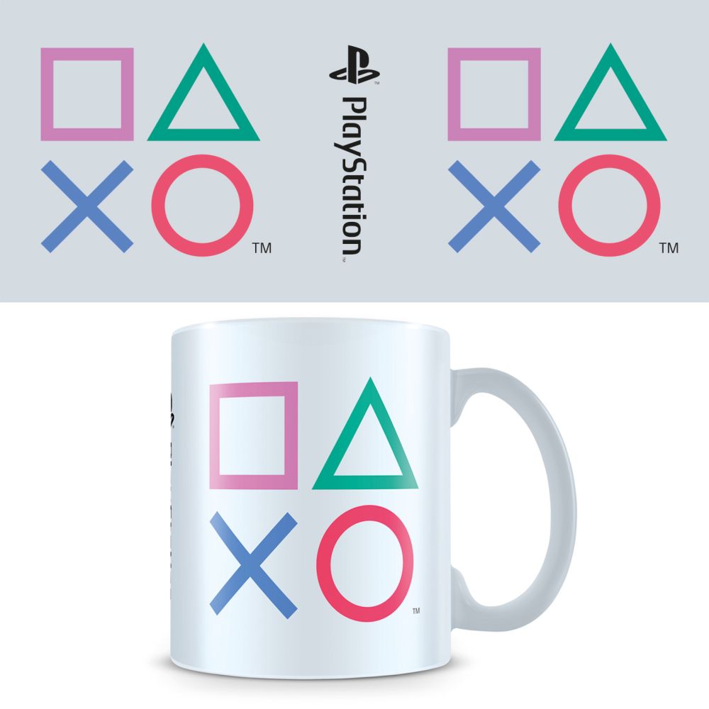 Pyramid PlayStation (Shapes) Coloured Mug (MG25990C)