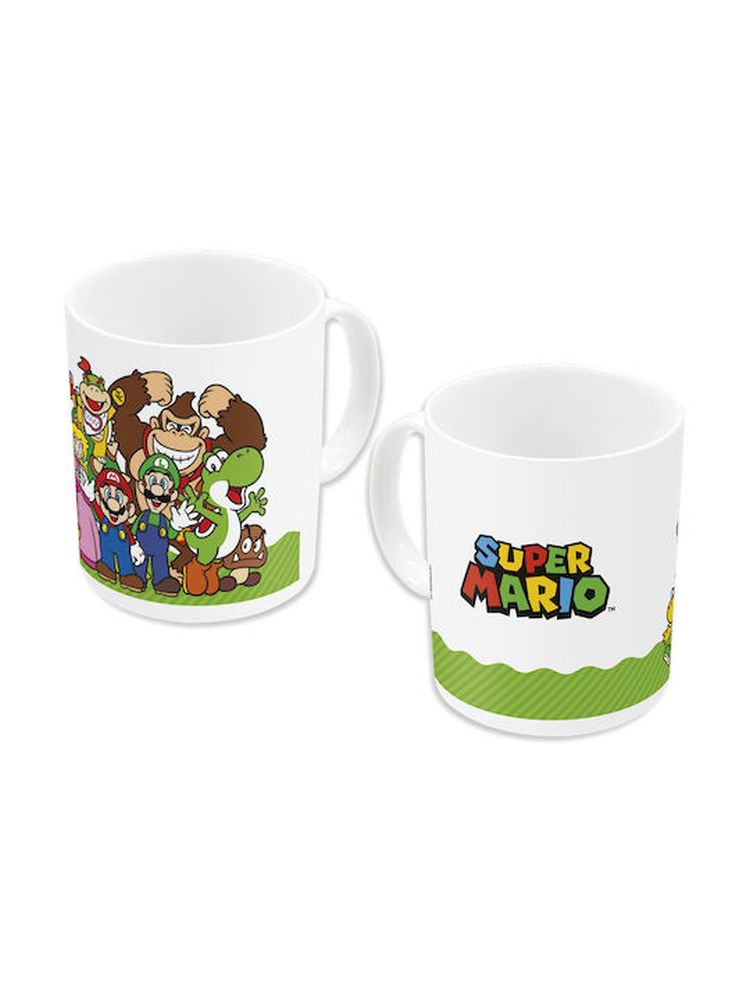 Stor Super Mario - Group Ceramic Mug in Gift Box (325ml)