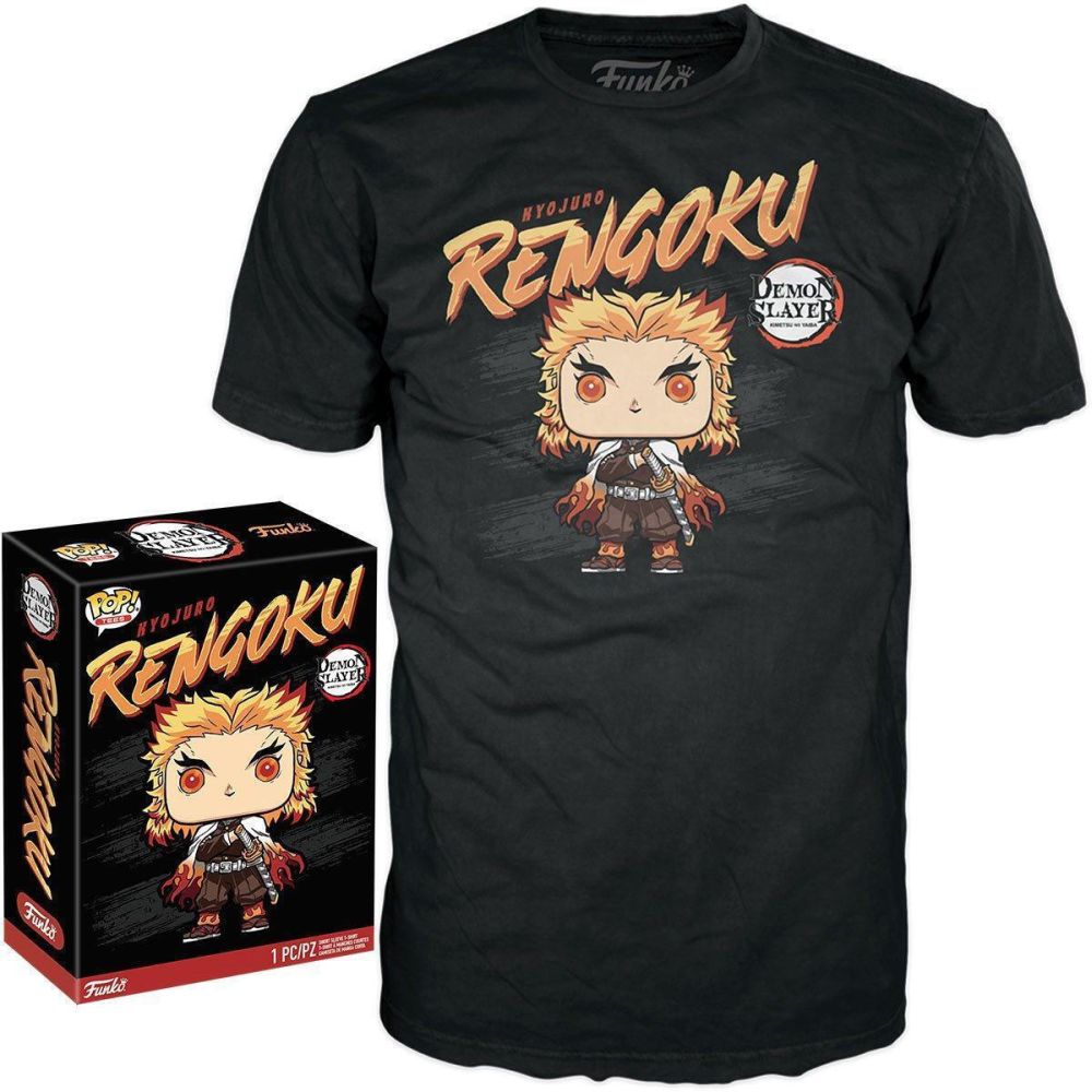 Funko Boxed Tee: Demon Slayer - Rengoku (S)