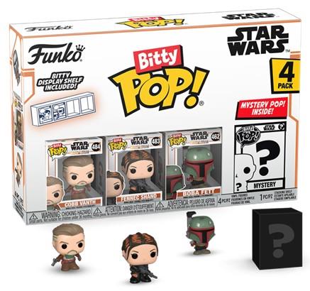 Funko Bitty Pop! 4-Pack Star Wars: The Mandalorian - Cobb Vanth Vinyl Figures