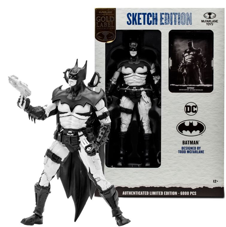 McFarlane DC Multiverse: Gold Label Collection - Batman by Todd (Sketch Edition) Action Figure (18cm)