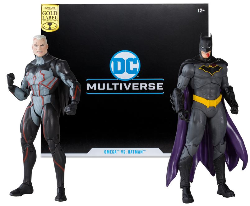 McFarlane DC Multiverse: Gold Label Collection - Omega vs Batman 2 Pack Action Figures (18cm)