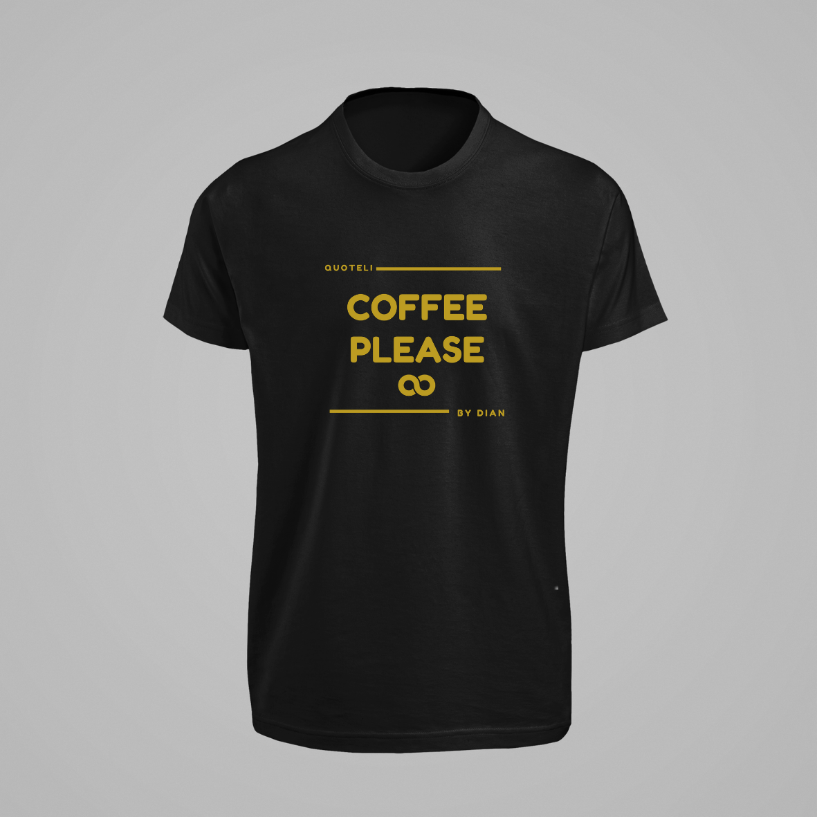 T-shirt Quoteli - Coffee Please.