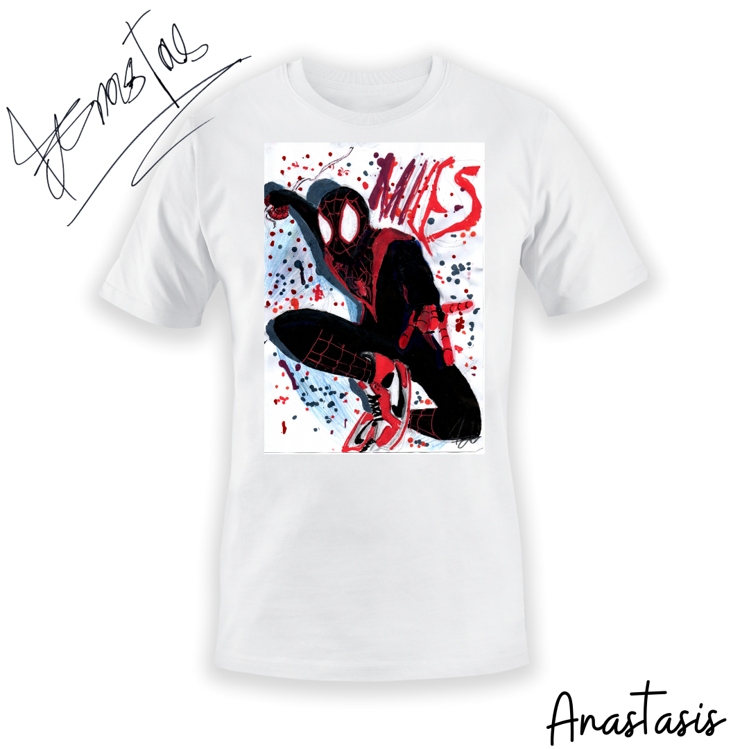 Τ-shirt  By Anastasis spiderman miles morales