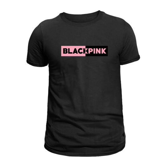 Black Pink Τshirt Μαύρο Logo