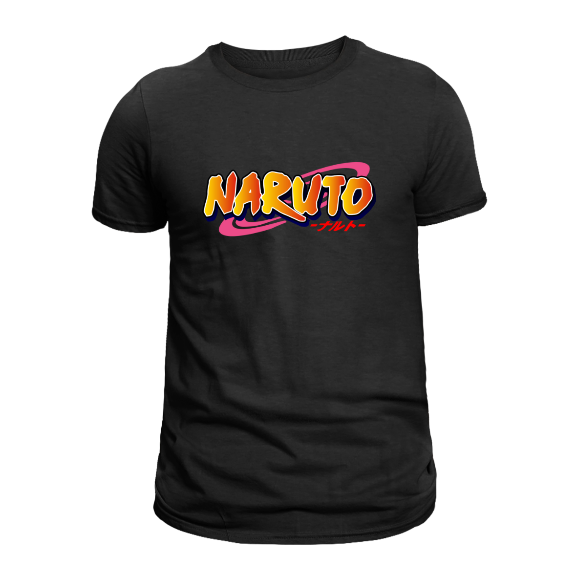 Naruto Logo Τshirt Μαύρο