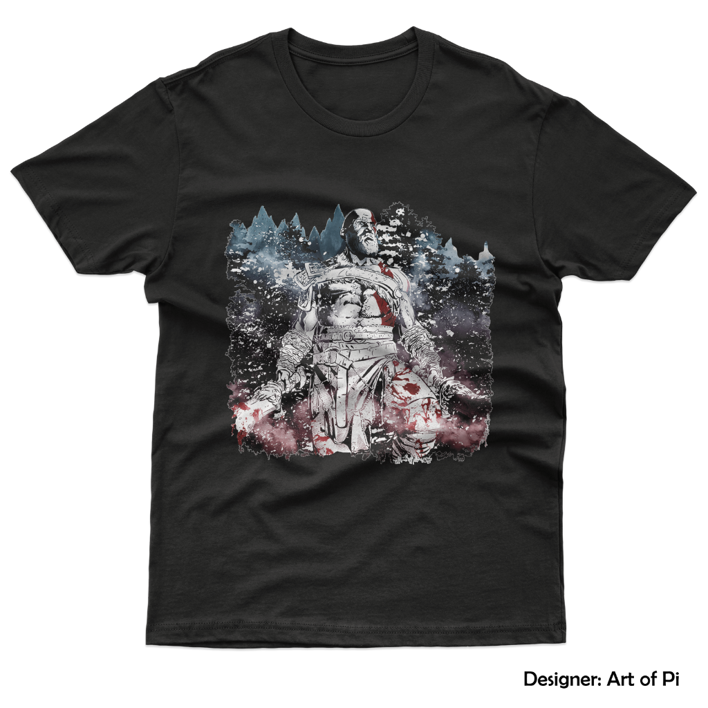 Τ-shirt By Art Of Pi Kratos