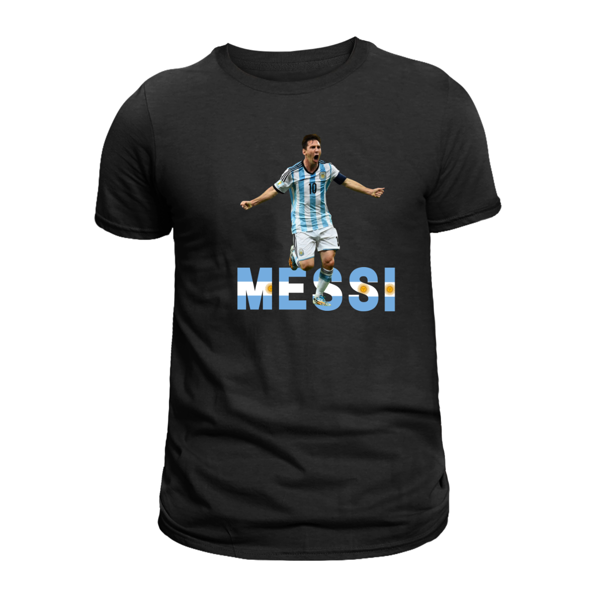 Messi Τshirt Μαύρο Argentina