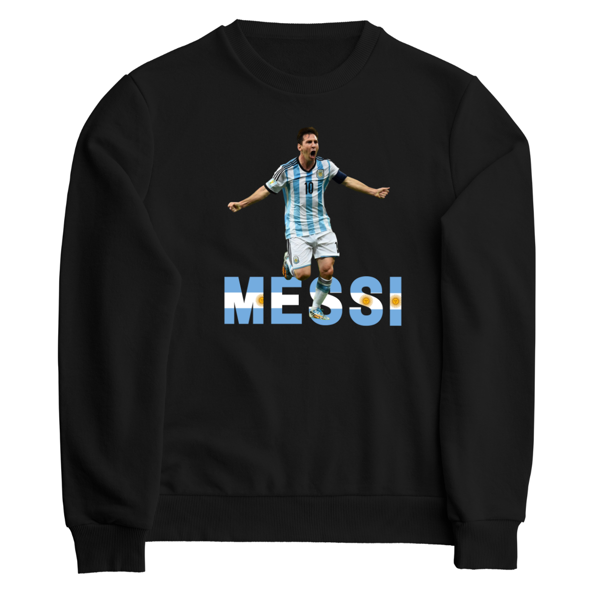 Messi Φούτερ Μπλούζα Μαύρο Argentina