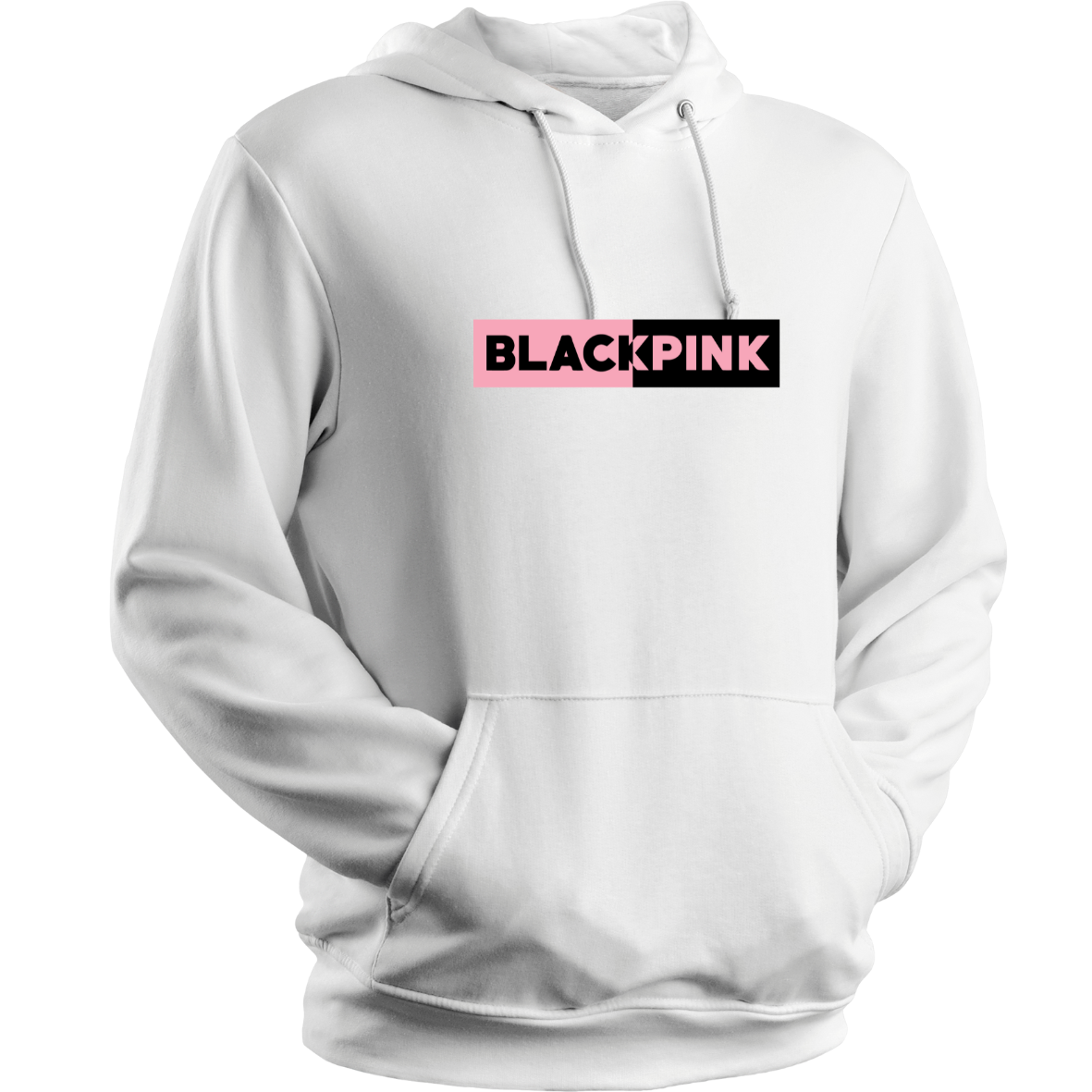 Black Pink Φούτερ Λευκό Logo