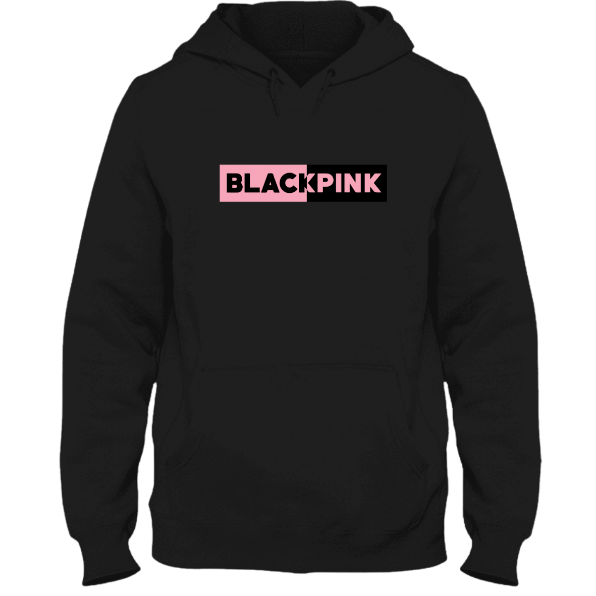 Black Pink Φούτερ Μαύρο Logo