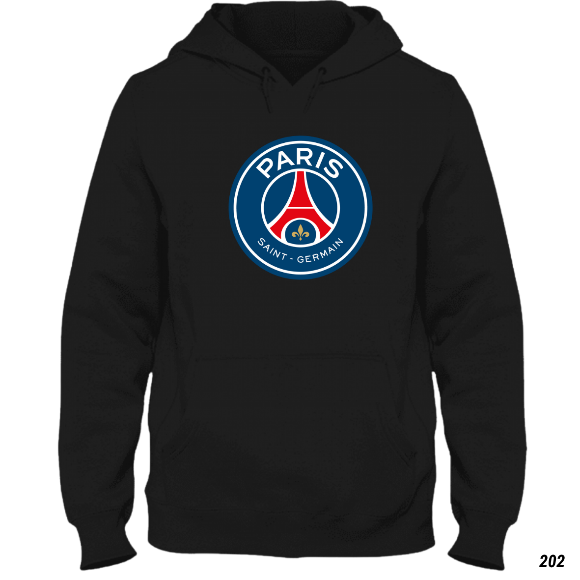 Paris Saint Germain Φούτερ Μαύρο