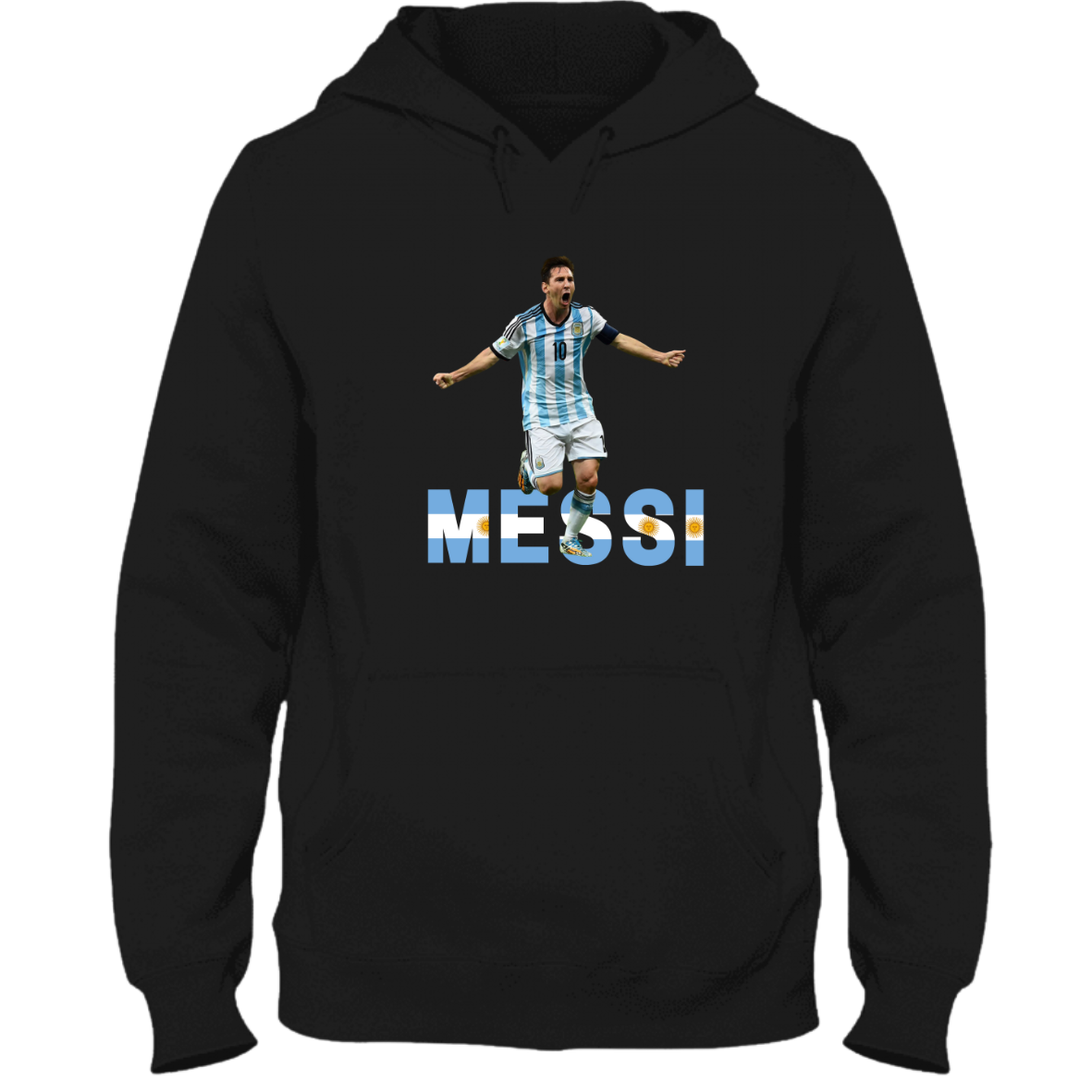 Messi Φούτερ Μαύρο Argentina