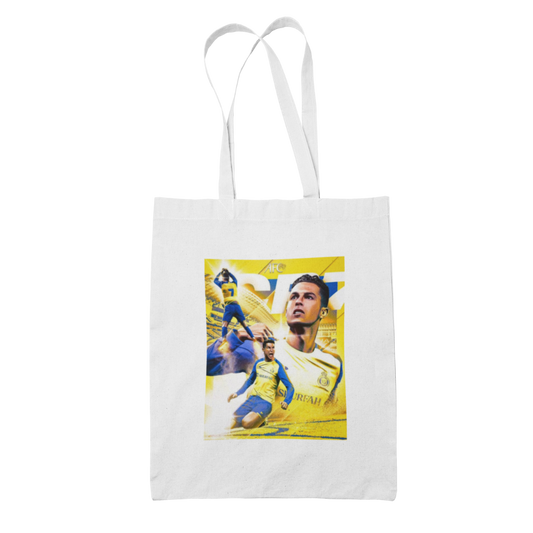 Tote bag τσάντα λευκή Ronaldo Nassr