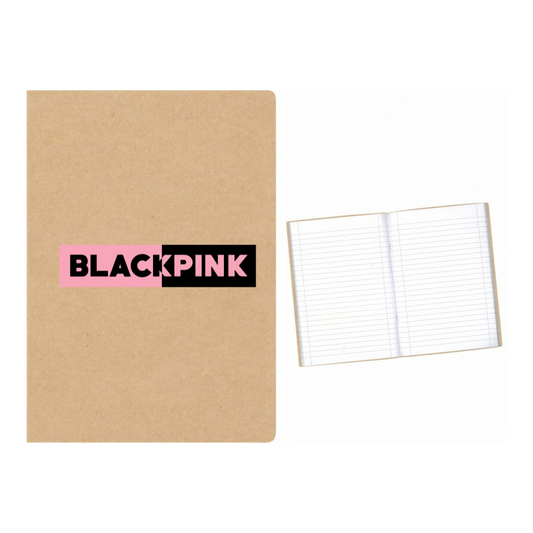 Black Pink Logo Τετράδιο απλό