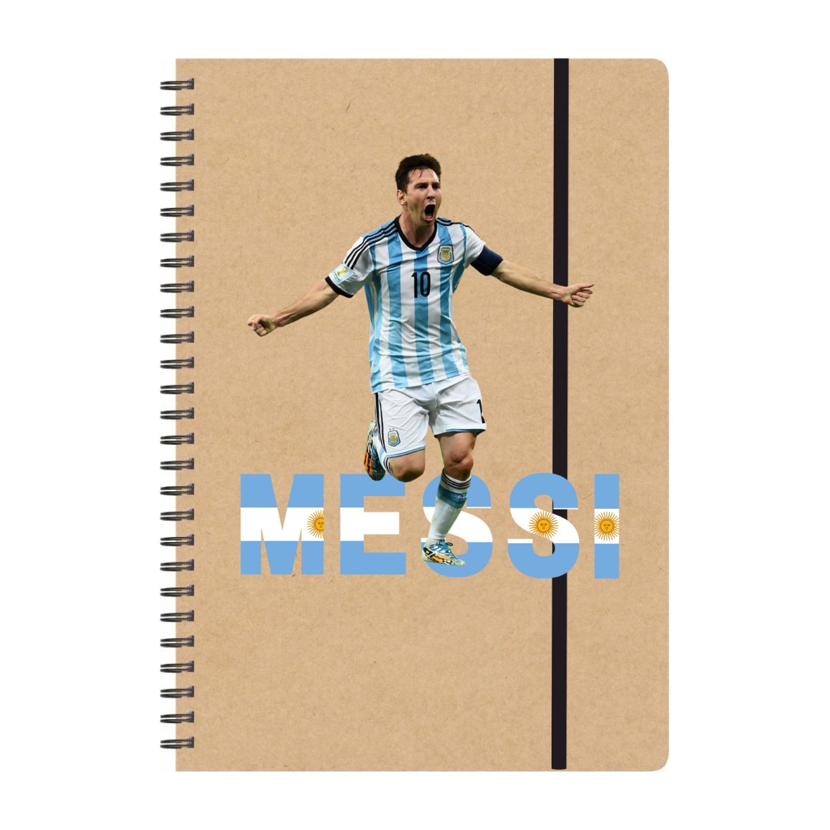 Messi Argentina Τετράδιο σπιράλ