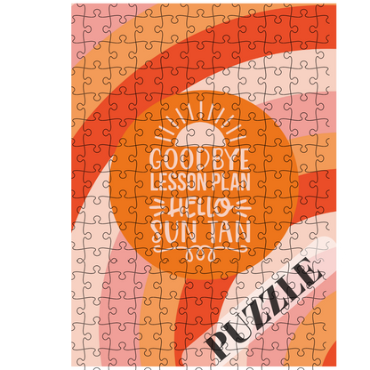 Στάμπα για δασκάλες "Goodbye Lesson Plan Hello Tan" σε προϊον της επιλογής σας (505-20133)